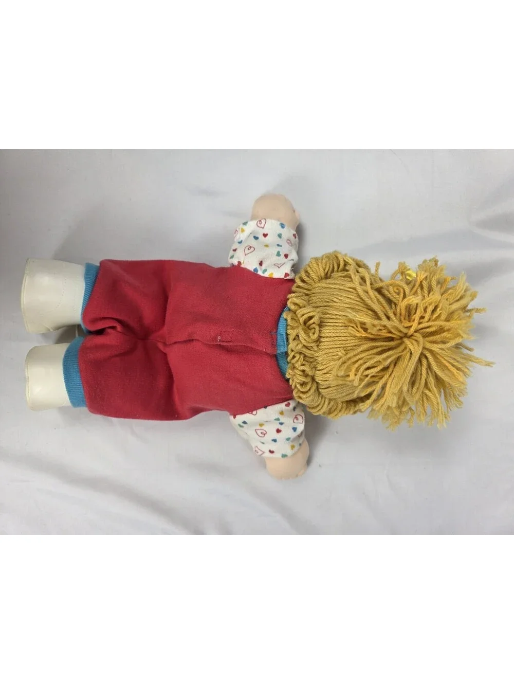 Vintage 1987 Cabbage Patch Kids Doll Coleco Blonde Hair Green Eyes China 8-893D